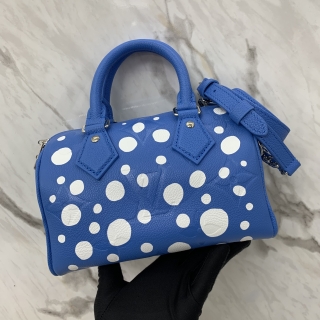 LOUIS VUITTON BAG EMPREINTE M46425 LV×YK YAYOI KUSAMA COLLAB SPEEDY BANDOULIERE 20 RFID