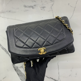 CHANEL BAG MATELASSE 25CM DIANA LAMBSKIN NO.1 NO CARD 1648767