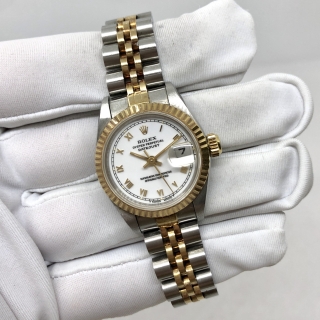 ROLEX WATCH 69173 WHITE DIAL ROMAN INDEX WATCH ONLY