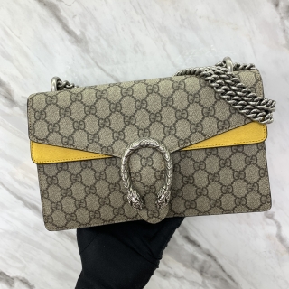 GUCCI BAG DIONYSUS 400249 CHAIN SHOULDER YELLOW