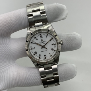 ROLEX WATCH AIR KING 14010 WITH GUARANTEE & BOX (YEAR 1999) U524700