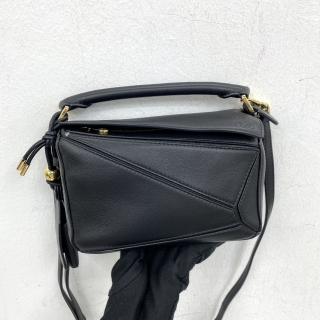 LOEWE BAG PUZZLE MINI FEATHERLIGHT 2WAY BLACK