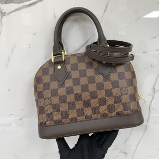 LOUIS VUITTON BAG DAMIER N41221 ALMA BB 2WAY RFID (W CLOCHETTE LOCK AND KEYS)
