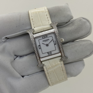 HERMES WATCH H WATCH HH1.232 DIAMOND FULLSET 2022 WHITE 3508569