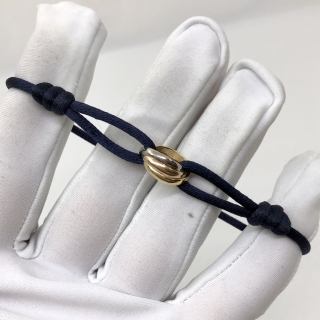 CARTIER FINE JEWELRY BRACELET TRINITY CORD AU750 2.97G FULL SET 2022 RWC573