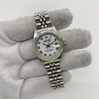 ROLEX WATCH 79174, Y SERIAL WHITE DIAL FULLSET Y942917