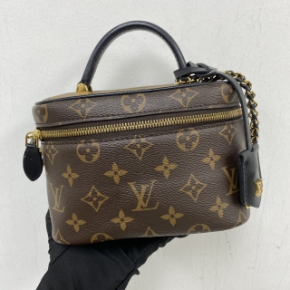 LOUIS VUITTON BAG MONOGRAM M45165 REVERSIBLE MONO VANITY 2WAY NV PM NO LOCK AA5210