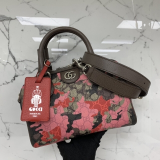 GUCCI BAG GG 854860 CAMOUFLAGE BOSTON 2WAY