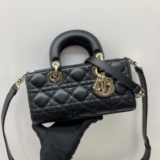 DIOR BAG LADY DJOY 3WAY SMALL BLACK GHW