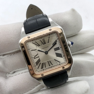 CARTIER WATCH SANTOS DUMONT 4242 W2SA0012 W/CERT 2025 4242447990EY