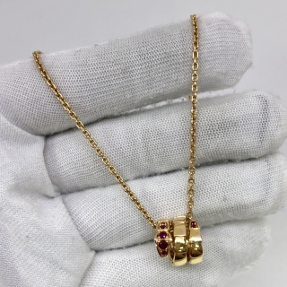 BVLGARI FINE JEWELRY NECKLACE SERPENTI VIPER CHINESE NEW YEAR SPECIAL EDITION RUBIES W/CERT 2022 PG750 12.61G