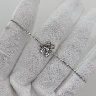 VAN CLEEF & ARPELS FINE JEWELRY BRACELET VCARP3W200 FRIVOLE MINI DIAMOND WG750 2.58G FULL SET 2023 JD850957