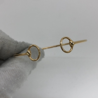 HERMES FASHION JEWELRY BRACELET NAUSICAA BRACELET YG750 6.45G 079893