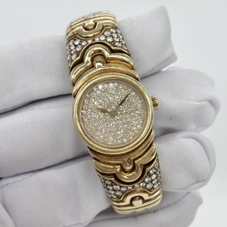 BVLGARI WATCH PARENTESI BJ01 K18 QUARTZ G147285 WATCH ONLY 90.66G