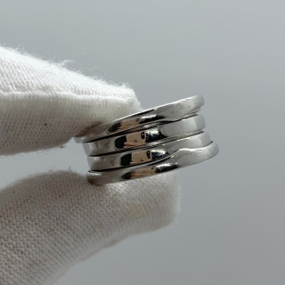BVLGARI FINE JEWELRY RING B-ZERO ONE #49 750 WG RING ONLY