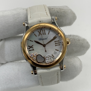 CHOPARD WATCH 8582 HAPPY SPORT QUARTZ MOP FACE FULLSET 2021 4120254