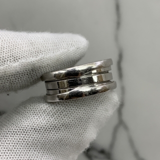 BVLGARI FINE JEWELRY RING WG750 B-ZERO 3 BANDS 9.3G W/INITIALS A31MSE