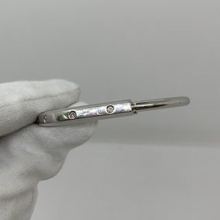 TIFFANY FINE JEWELRY BRACELET LOCK, IN WHITE GOLD WITH DIAMOND ACCENTS. 221612