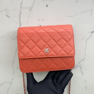 CHANEL BAG MATELASSE WALLET ON CHAIN SHOULDER LAMBSKIN 17CM SHW　NO.26 26869331