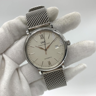 IWC WATCH PORTOFINO IW356505 SILVER FACE AUTOMATIC (FULL SET) 5018631