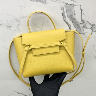 CELINE BAG BELT NANO 2WAY YELLOW OLD LOGO F-GA-1148