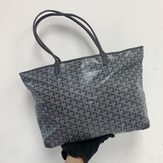 GOYARD BAG ARTOIS MM GREY TOTE SOA 020235