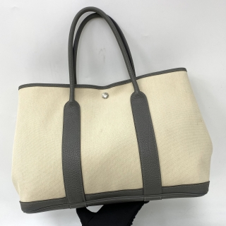 HERMES BAG GARDEN PARTY 36 PM TOILE Z STAMP Z GS 010 HI