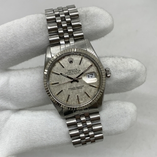 ROLEX WATCH DATEJUST 16014 WATCH ONLY MOSAIC DIAL (W/ SERVICE RECEIPT) 8326615