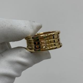BVLGARI FINE JEWELRY RING BZERO1 YG750 4 BANDS FULL SET (YEAR 2016) #63 12.7G ELSEFF