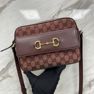 GUCCI BAG HORSEBIT 645454 1955 SMALL SHOULDER RED