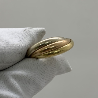 CARTIER FINE JEWELRY AU750 TRINITY RING 4.86G RING ONLY