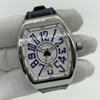 FRANCK MULLER WATCH VANGUARD V45 SC DT VANGUARD YACHTING AUTOMATIC BLUE DIAL FULLSET 389