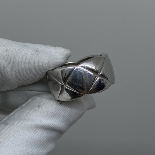 CHANEL FINE JEWELRY RING COCO CRUSH LARGE, WG. 2016 FULLSET J1057356 11.5G