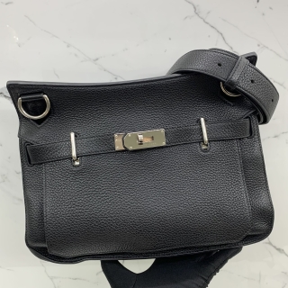 HERMES BAG JYPSIERE 31 TAURILLON CLEMENCE PHW NOIR, □Q STAMP