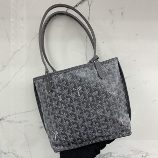 GOYARD BAG MINI ANJOU GREY WITH POUCH