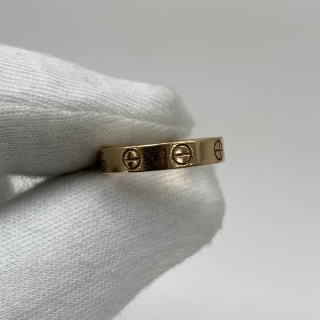CARTIER FINE JEWELRY RING MINI LOVE PG750 FULLSET 2016 #49 3.05G