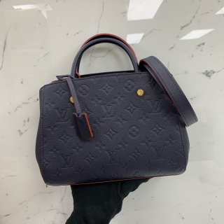 LOUIS VUITTON BAG EMPREINTE M42747 MONTAIGNE BB NAVY TR4187