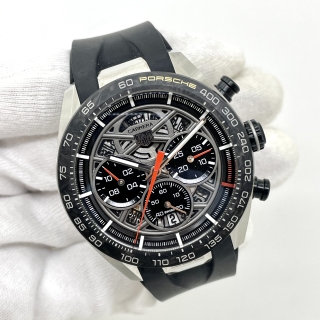 TAG HEUER WATCH CARRERA CHRONOGRAPH X PORSCHE 963 CBU2010 FULLSET WTF0333