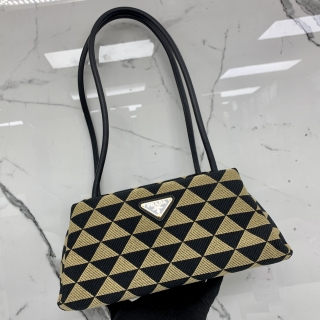 PRADA BAG JACQUARD TRIANGOLO SYMBOLE SHOULDER 1BA368