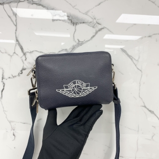 DIOR BAG AIR JORDAN CAMERA/MESSENGER SHOULDER NAVY