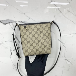 GUCCI BAG GG 847090 GG EMBLEM NANO BUCKET BAG