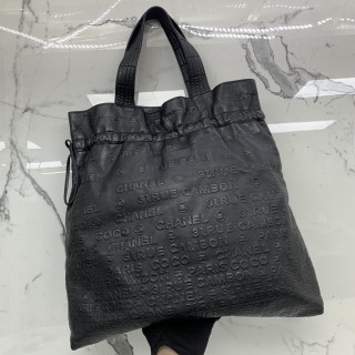 CHANEL BAG CALF UNLIMITED LEATHER DRAWSTRING TOTE NO.12 NO CARD 12798074