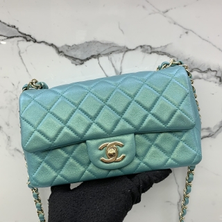 CHANEL BAG MINI RECTANGLE NO31 LAMBSKIN GHW 20CM