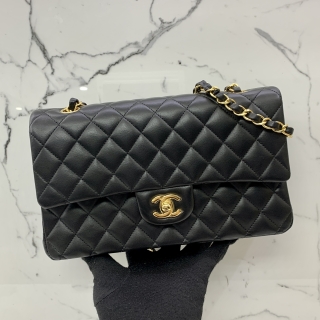 CHANEL BAG CLASSIC FLAP LAMBSKIN MEDIUM 25CM DOUBLE FLAP 23324559