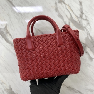 BOTTEGA VENETA BAG MINI CABAT 2WAY W/POUCH RED