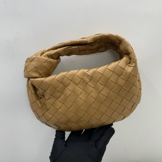 BOTTEGA VENETA BAG MINI JODIE INTRECIATTO BROWN B09787605E