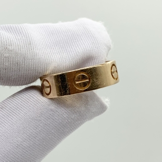 CARTIER FINE JEWELRY RING LOVE RING PG750 5.7G #52 W/CERT 2022 OGJ430