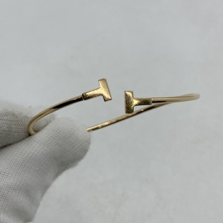 TIFFANY FINE JEWELRY BRACELET T-WIRE 5.1G YG