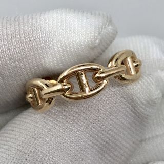 HERMES FASHION JEWELRY RING CHAINE D'ANCRE RG750 4.15G #53 23H018511