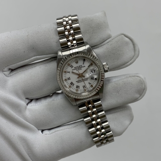 ROLEX WATCH 69174 WATCH ONLY T SERIES WHITE FACE ROMAN DIAL T592927
